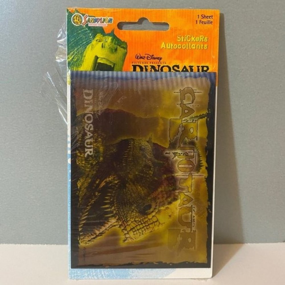 Vintage Sandylion Disney Dinosaur Holographic Sticker